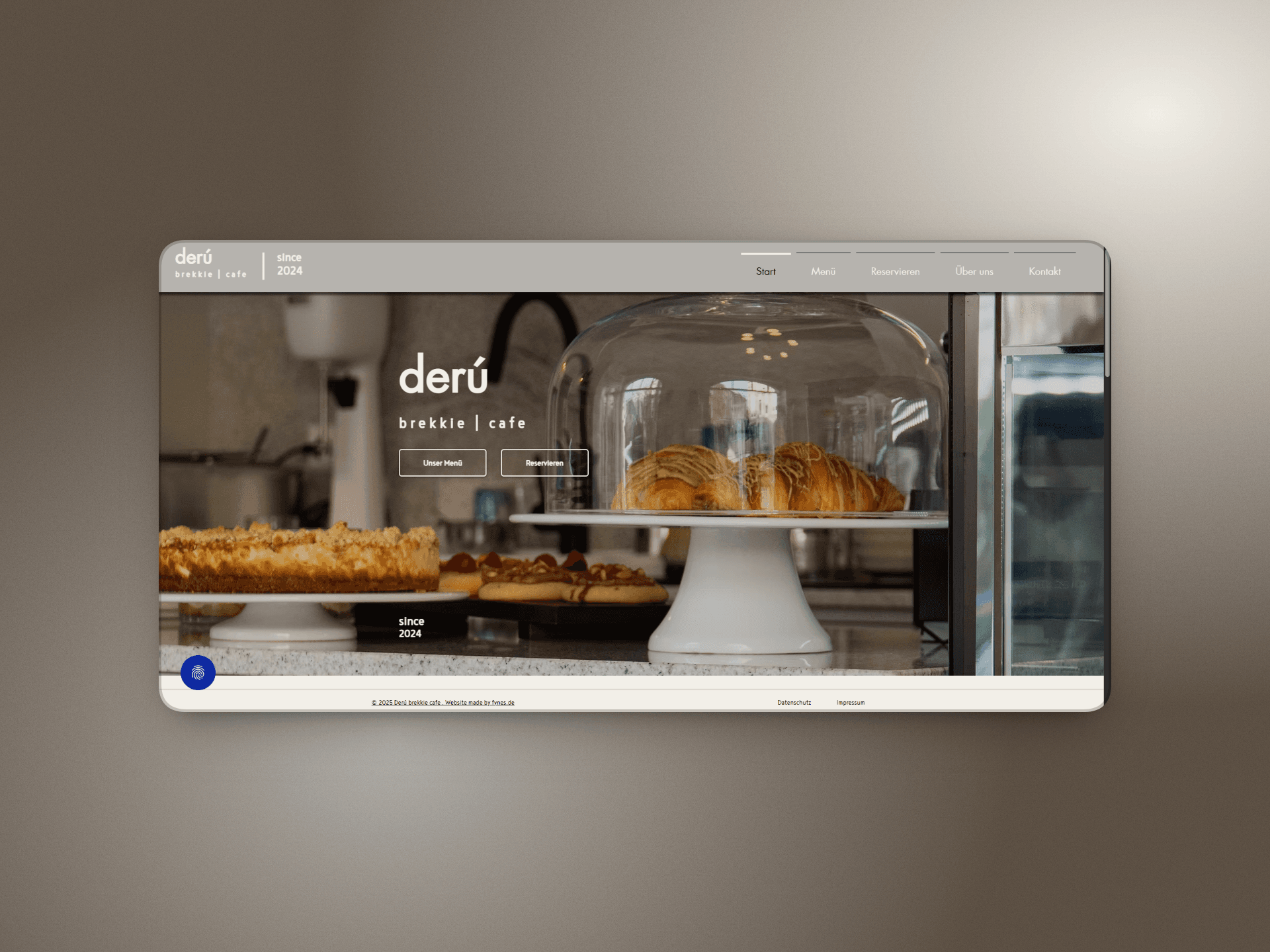 Derú Brekkie Café Website